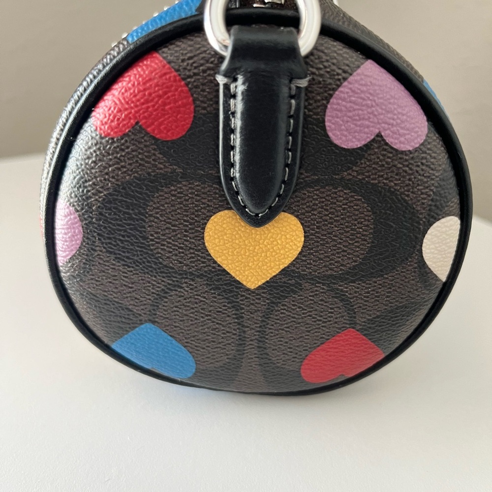 Coach Heart Print Lacey Bag in Brown and Multicolor - Picture 6 of 10
